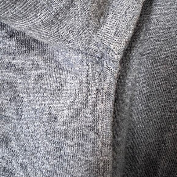 Scotch Soda Lambswool Sweater Mens XXL Elbow Patch Preppy Classic Casual Blue - Picture 6 of 11
